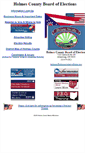 Mobile Screenshot of holmescountyboardofelections.com